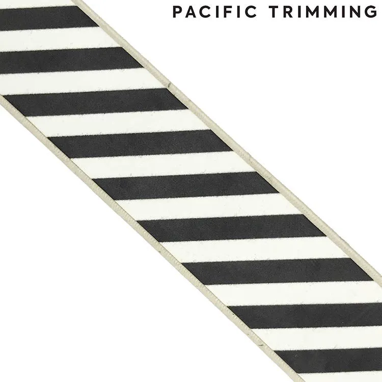 1 3/16 Inch Stripe Patterned Glow in the Dark Elastic