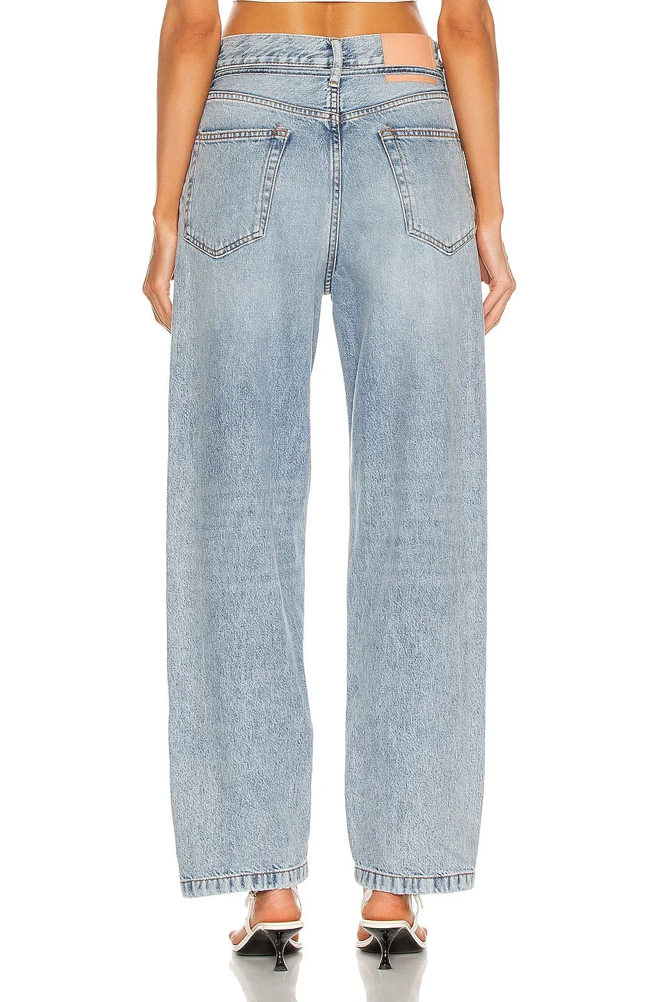 Acne Studios Straight Pants, Light Blue