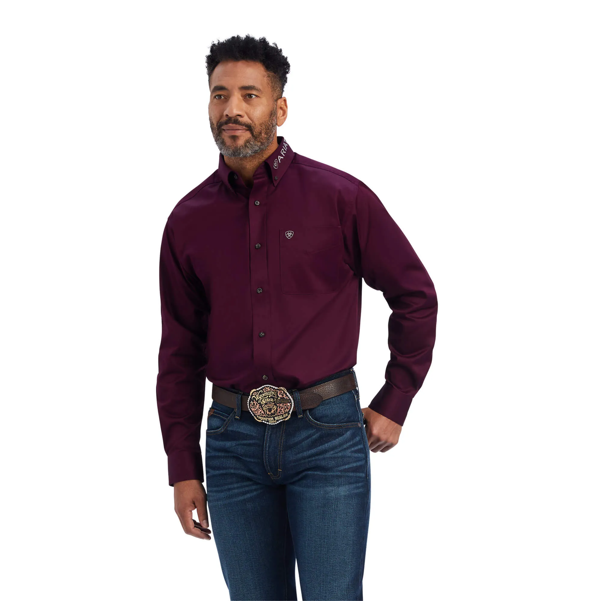 Ariat Men's Team Logo Twill Classic Fit Shirt