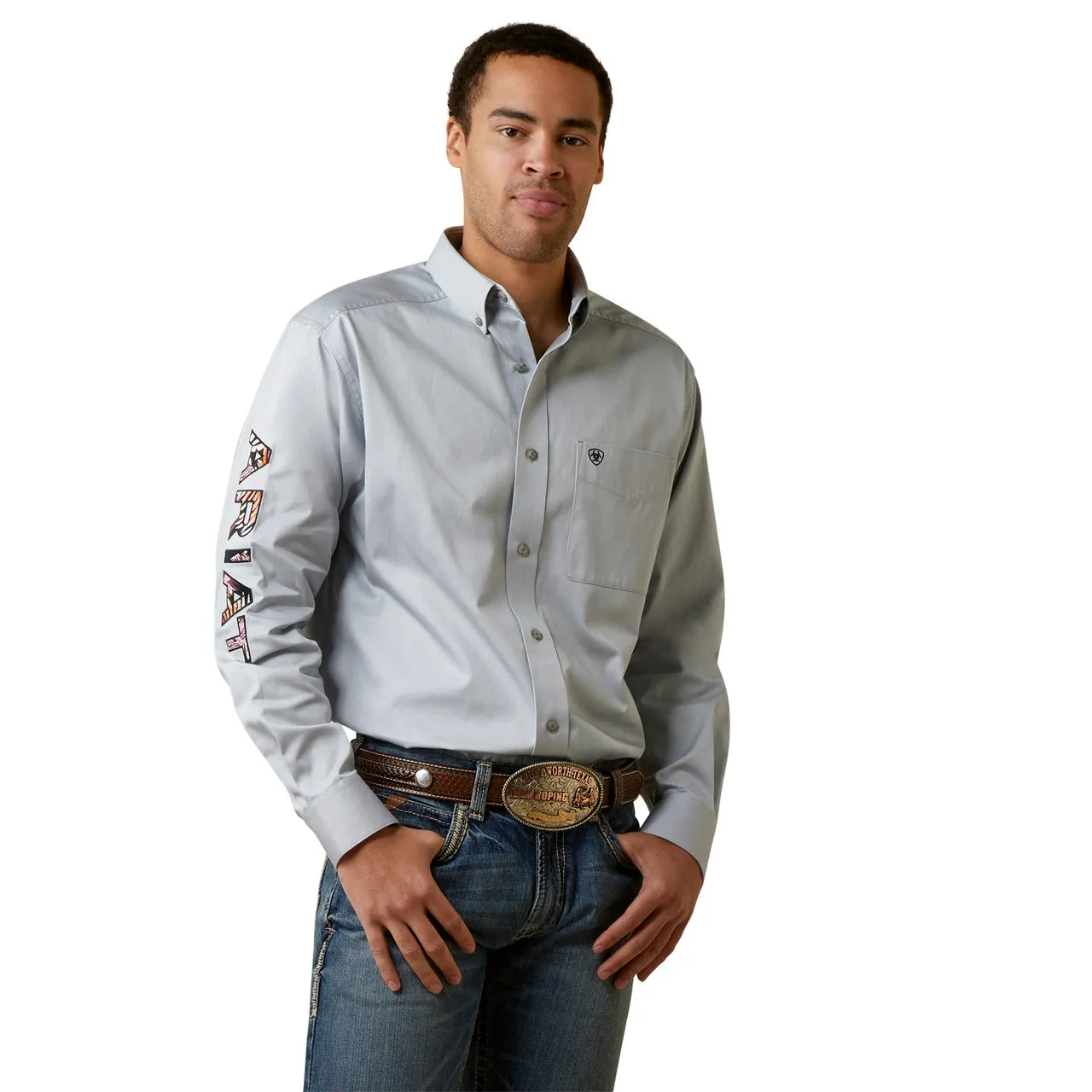 Ariat Men's Team Logo Twill Classic Fit Shirt