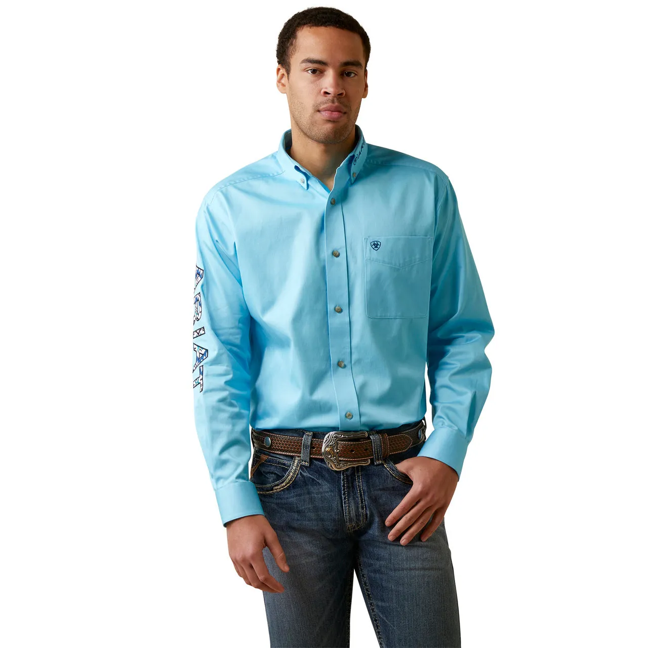 Ariat Men's Team Logo Twill Classic Fit Shirt