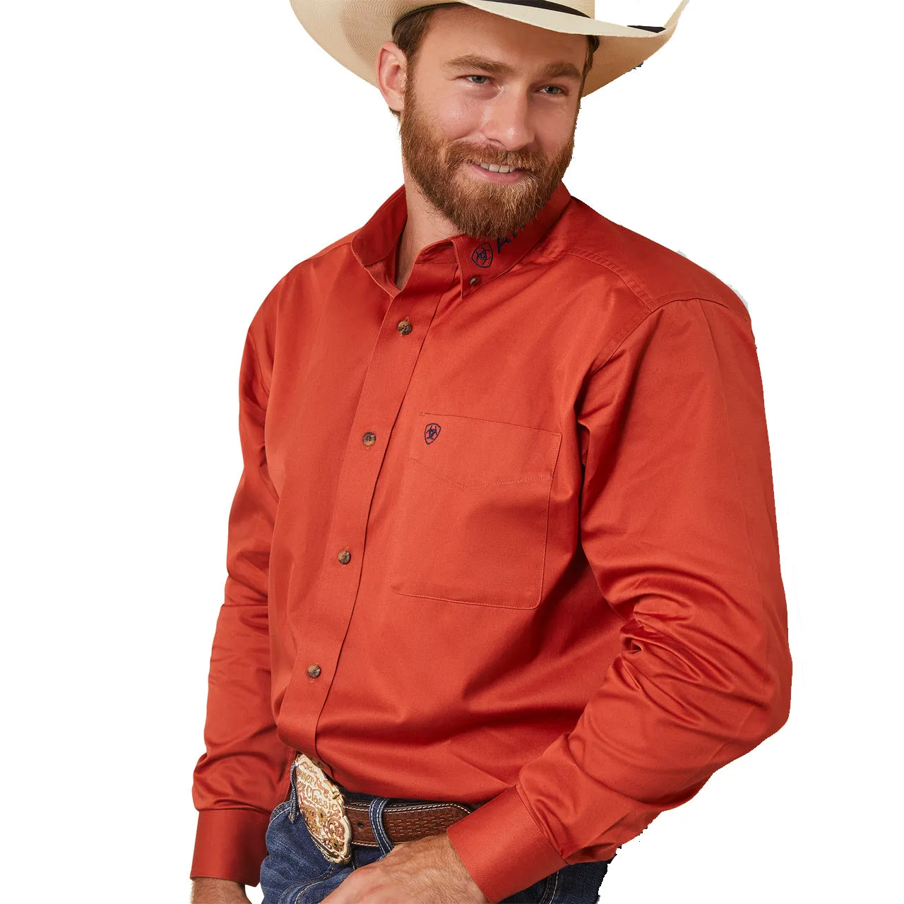 Ariat Men's Team Logo Twill Classic Fit Shirt