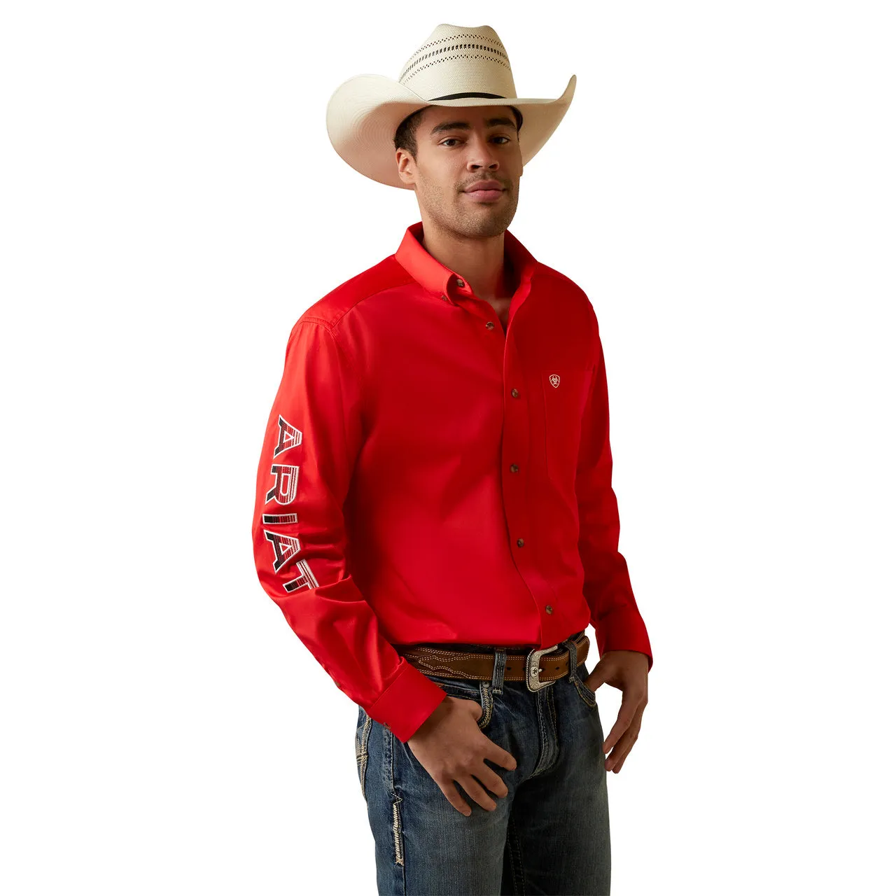 Ariat Men's Team Logo Twill Classic Fit Shirt