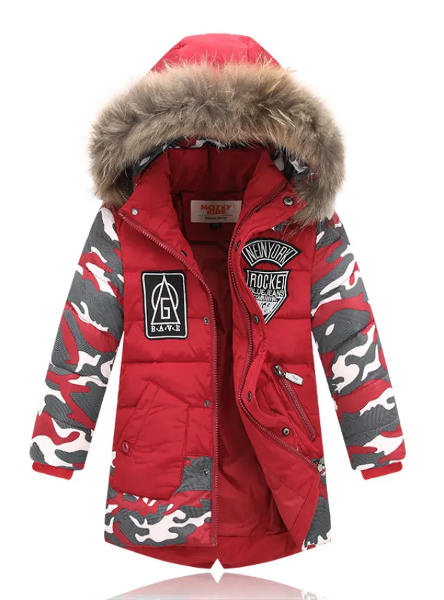 Baby Outerwear Down Jacket Boys Winter Coats