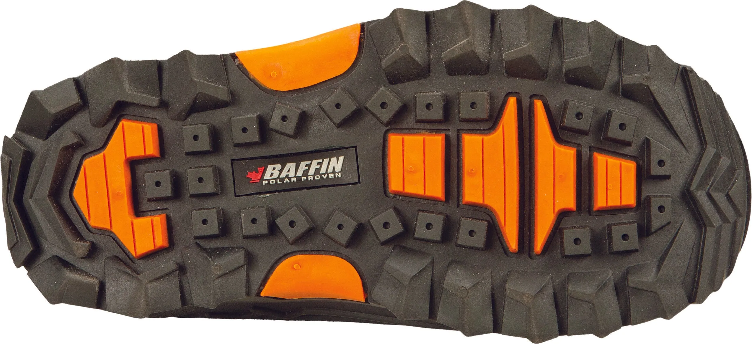 BAFFIN YOUTH EIGER BOOTS BLACK/ORANGE SZ 02 EPIC-Y001-BAK-2