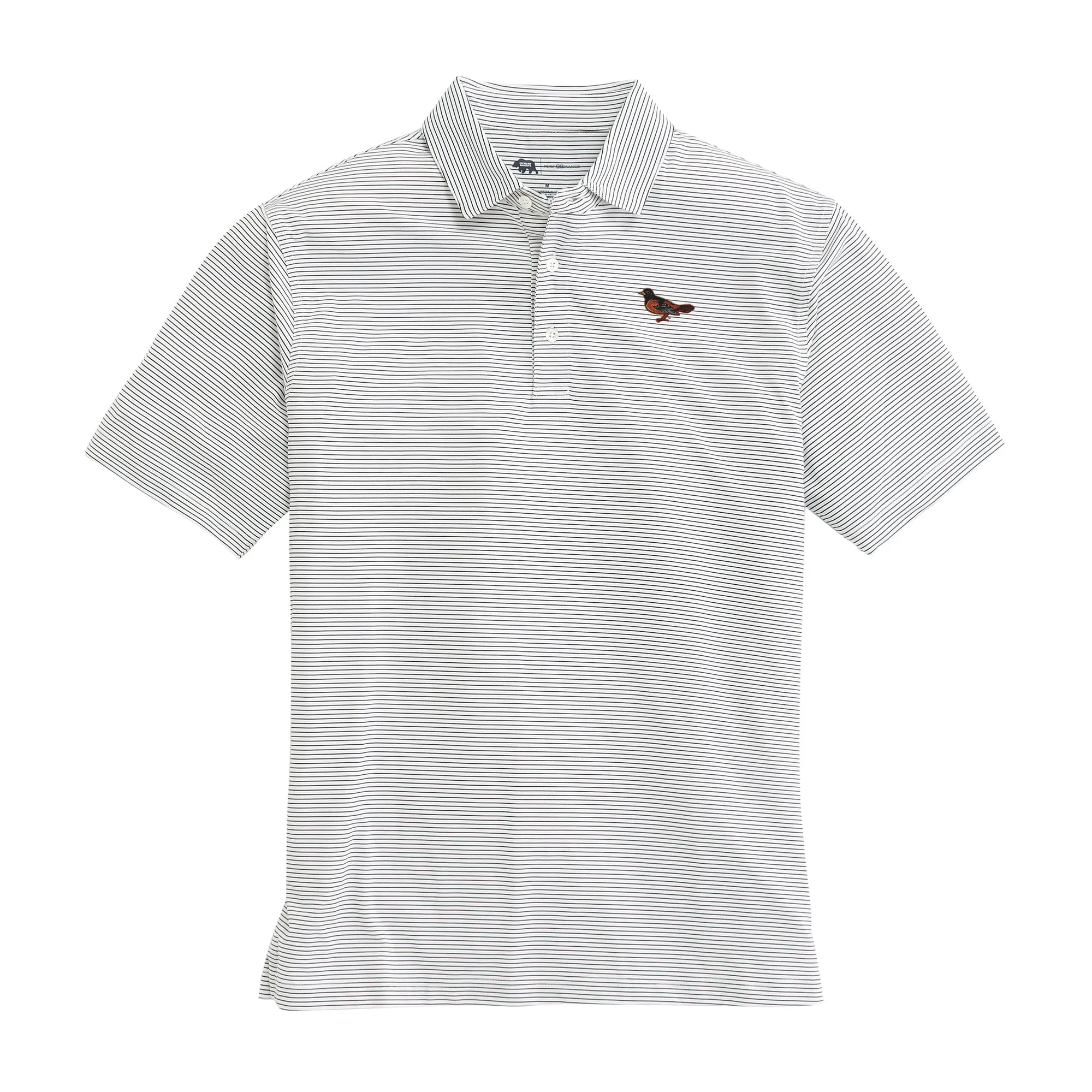 Baltimore Orioles Cooperstown Birdie Stripe Performance Polo