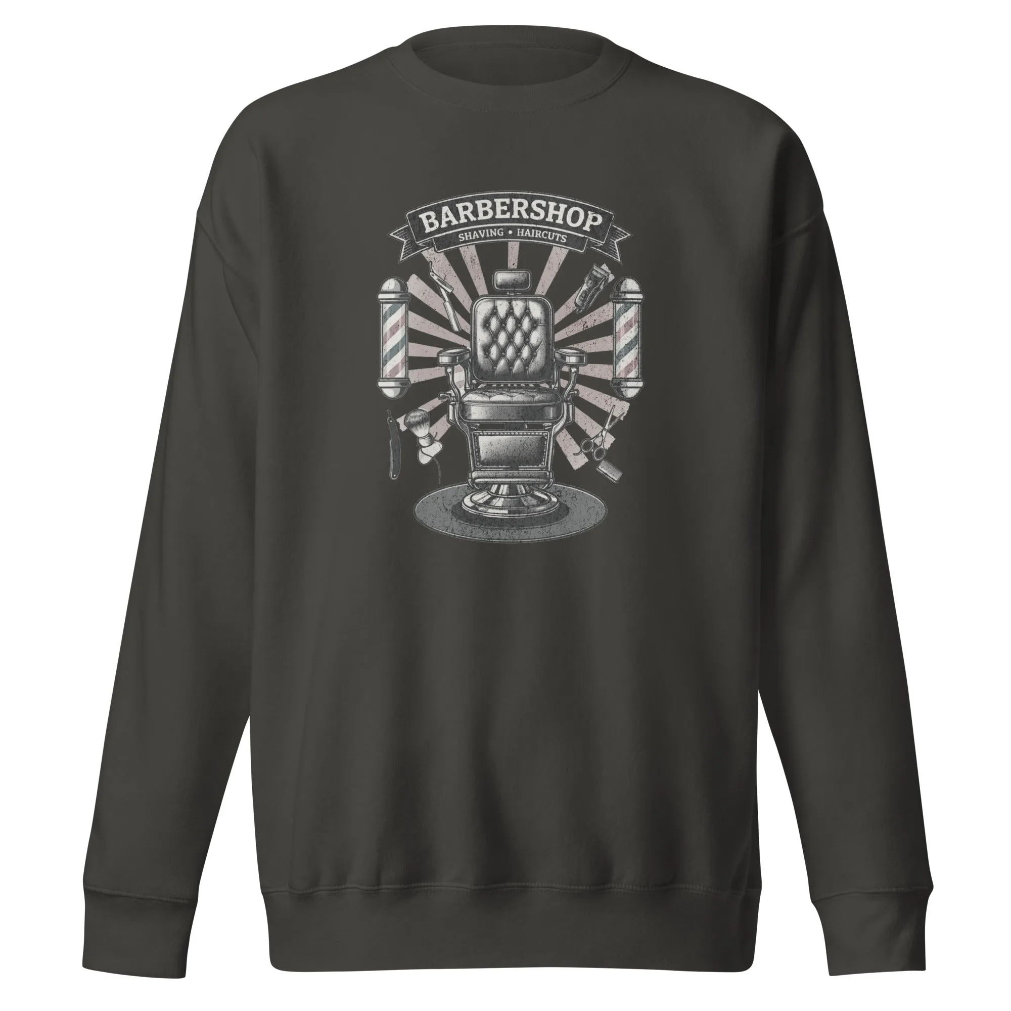 Barbershop Unisex Premium Sweatshirt - StyleMZ