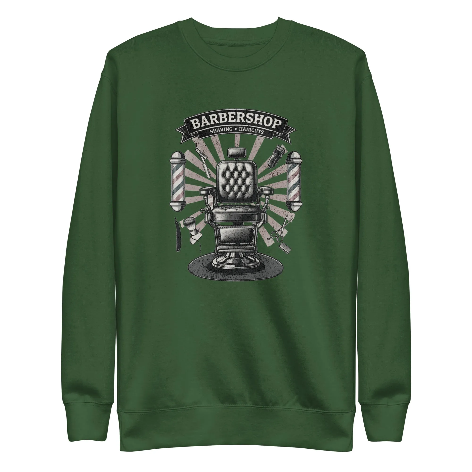 Barbershop Unisex Premium Sweatshirt - StyleMZ