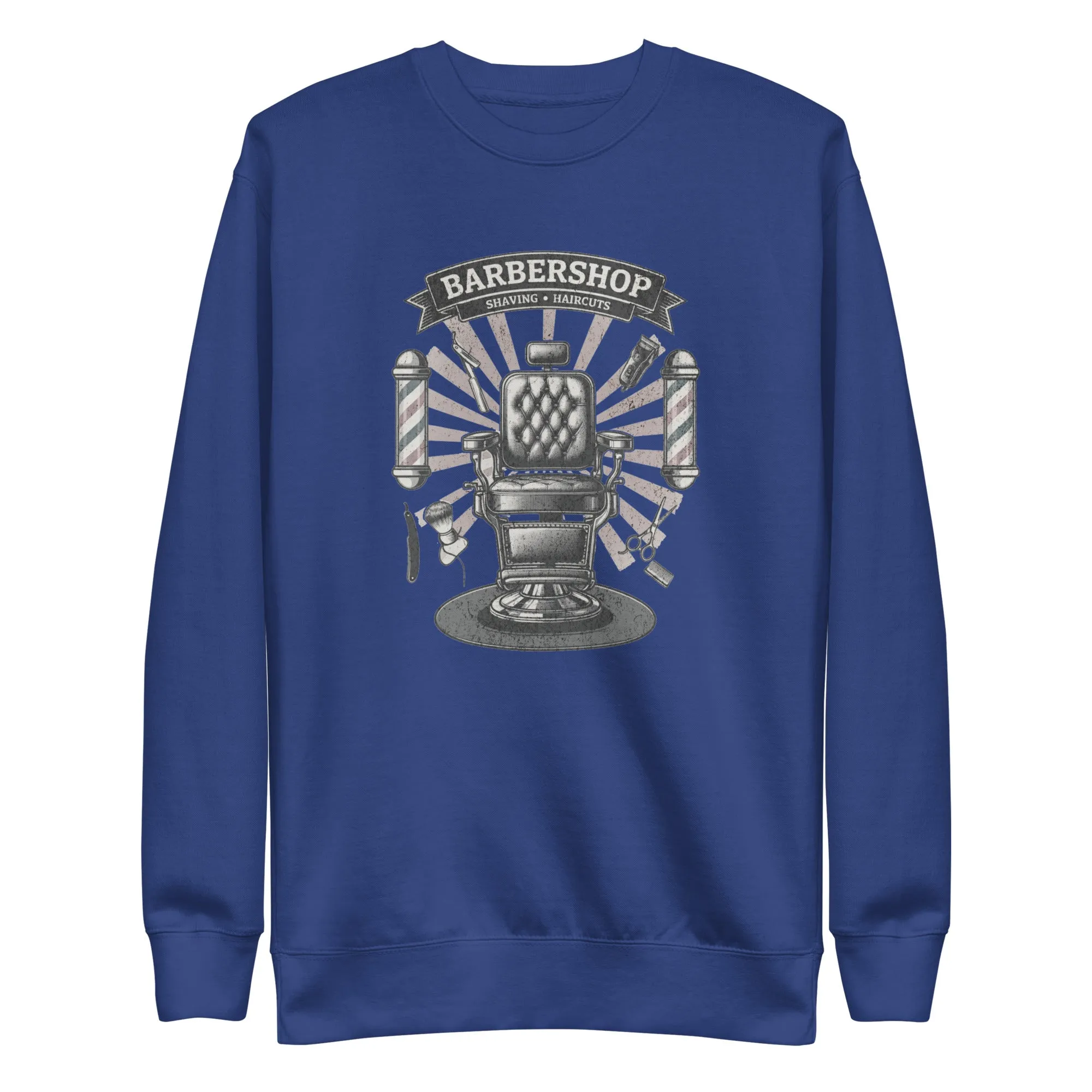 Barbershop Unisex Premium Sweatshirt - StyleMZ