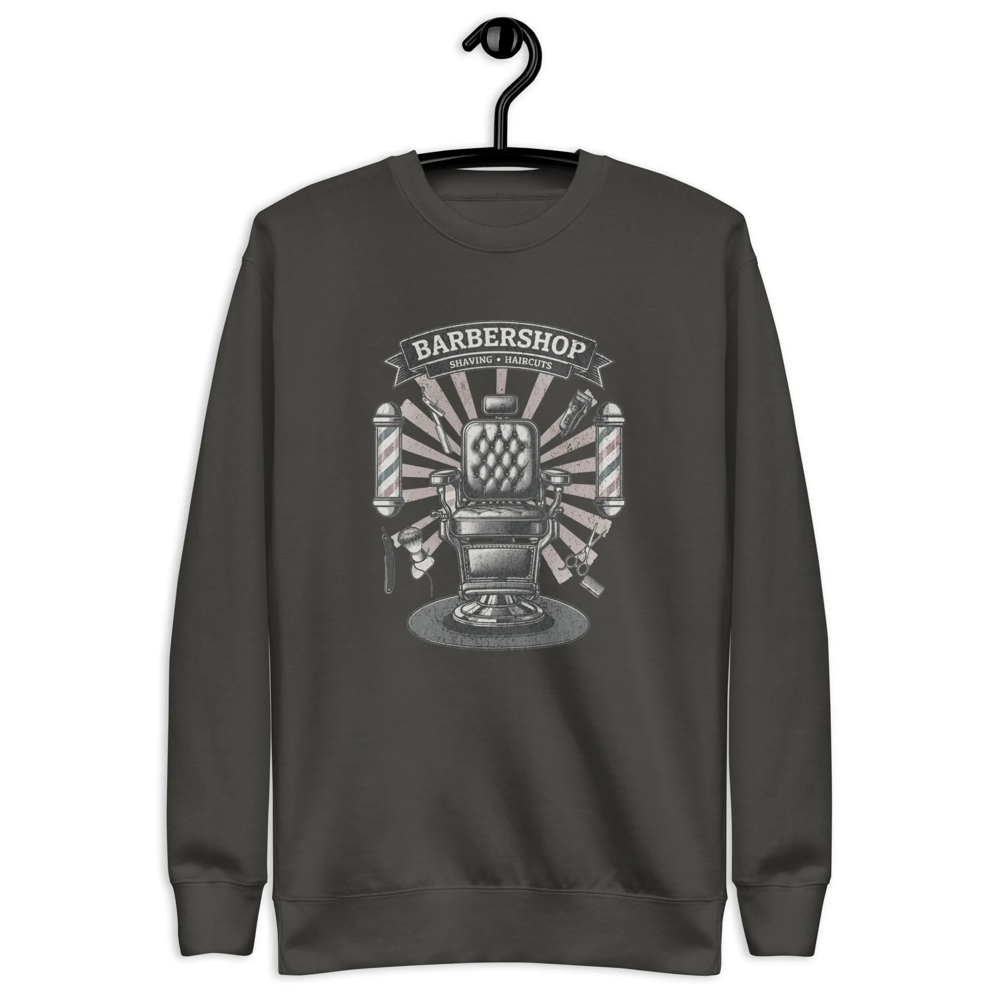 Barbershop Unisex Premium Sweatshirt - StyleMZ