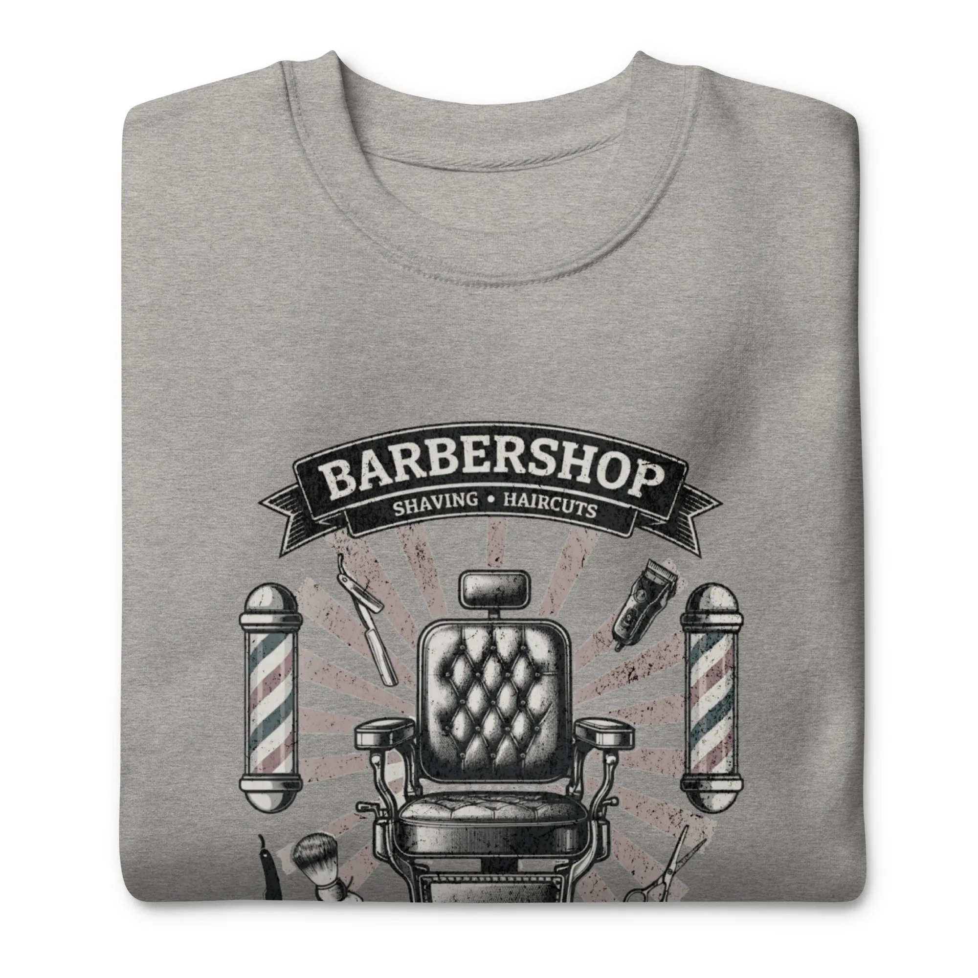 Barbershop Unisex Premium Sweatshirt - StyleMZ