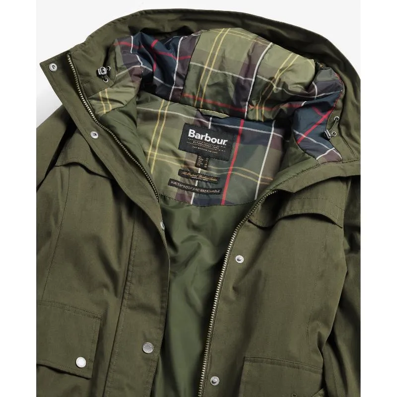 Barbour Redway Waterproof Ladies Jacket - Olive/Classic