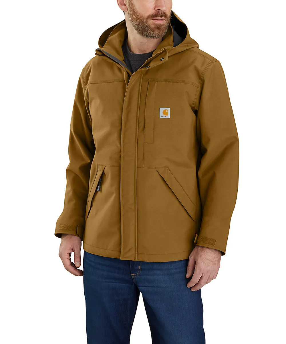 Carhartt Men's Waterproof Shoreline Jacket - Oak Brown