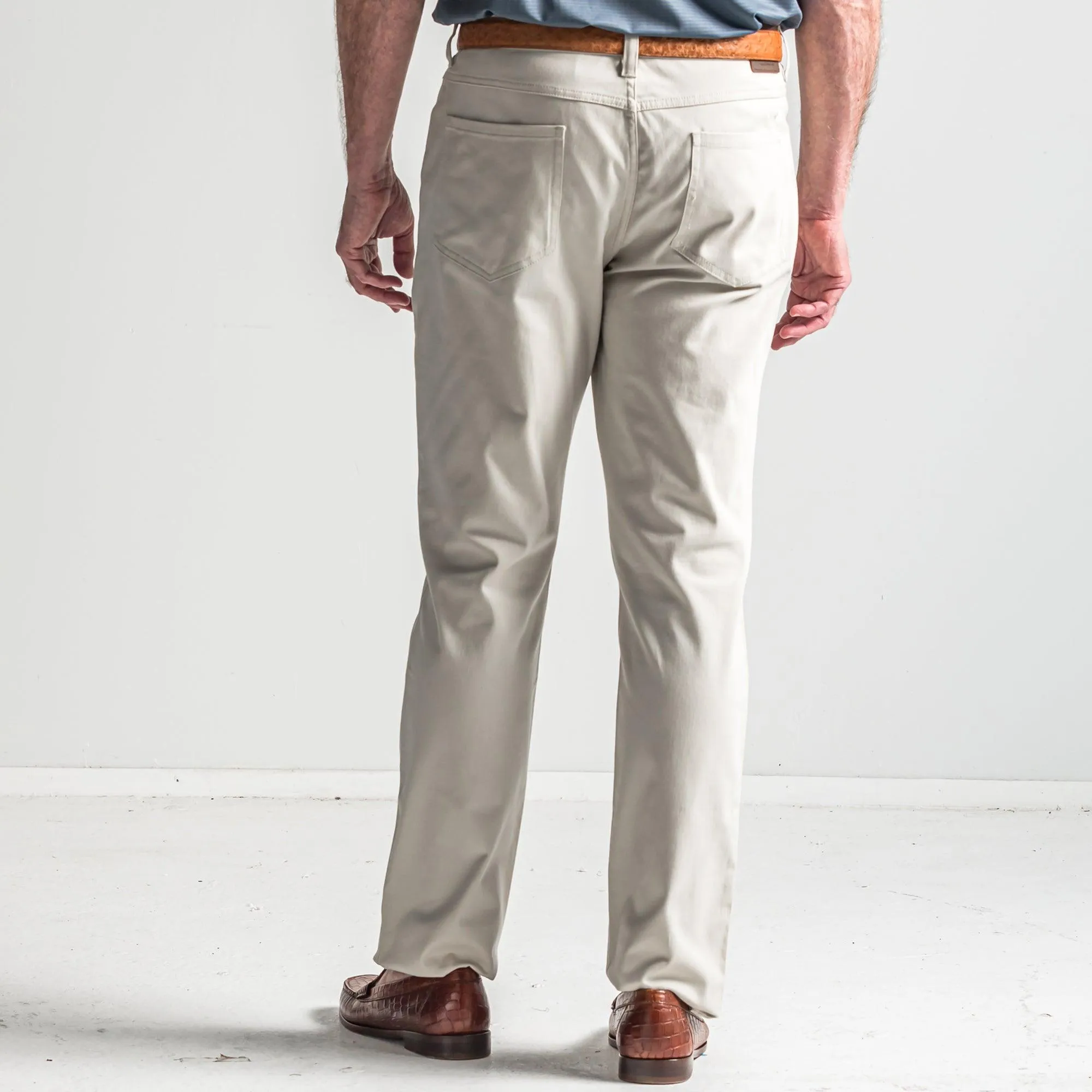 Flex Five Pocket Stretch Pant Stone