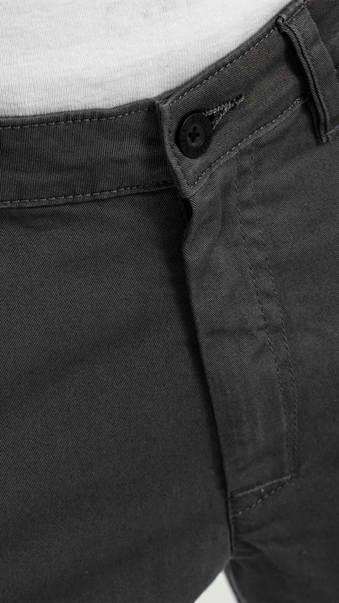 Flex Grip Chino Short - Dark Gray