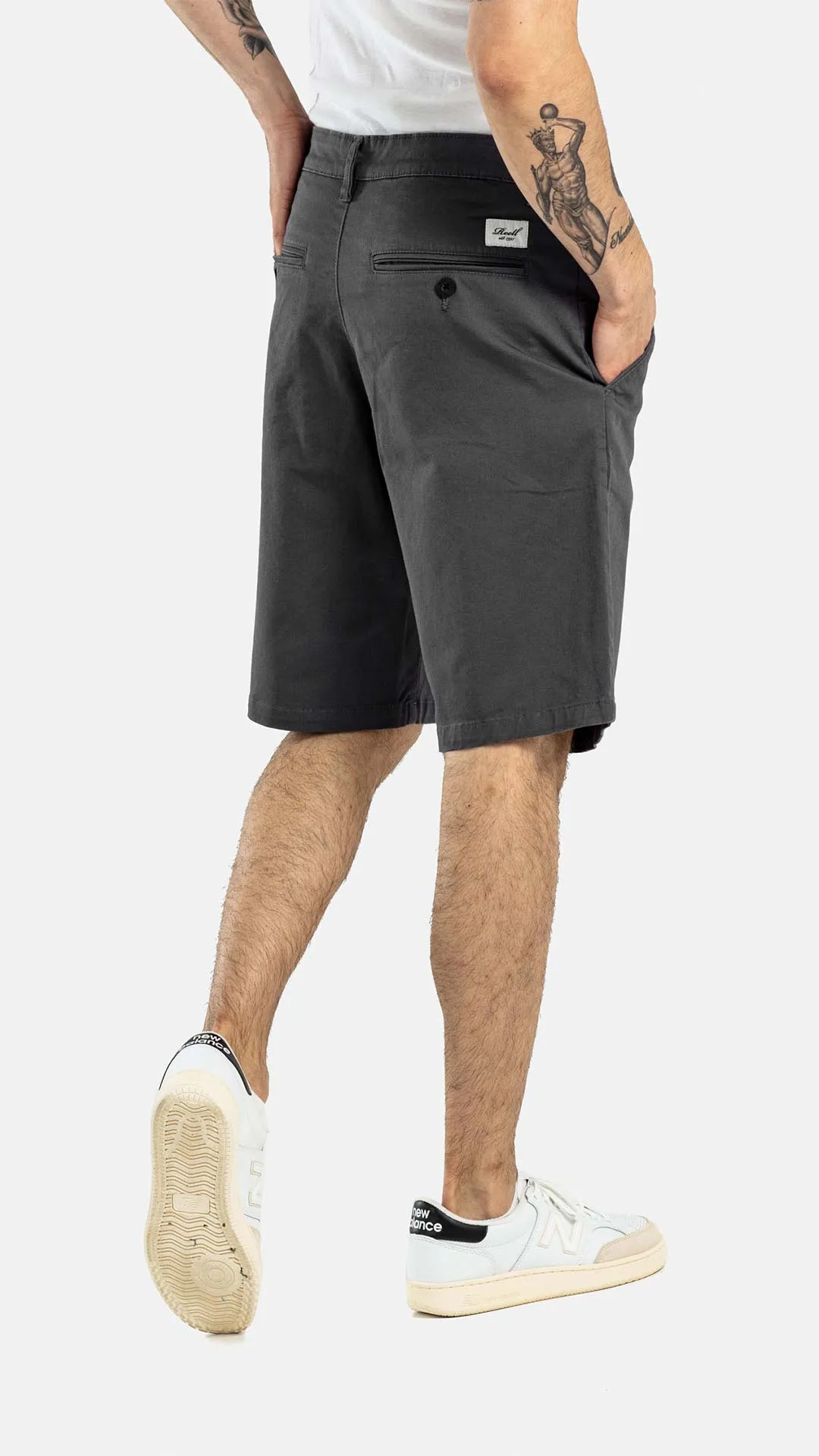 Flex Grip Chino Short - Dark Gray