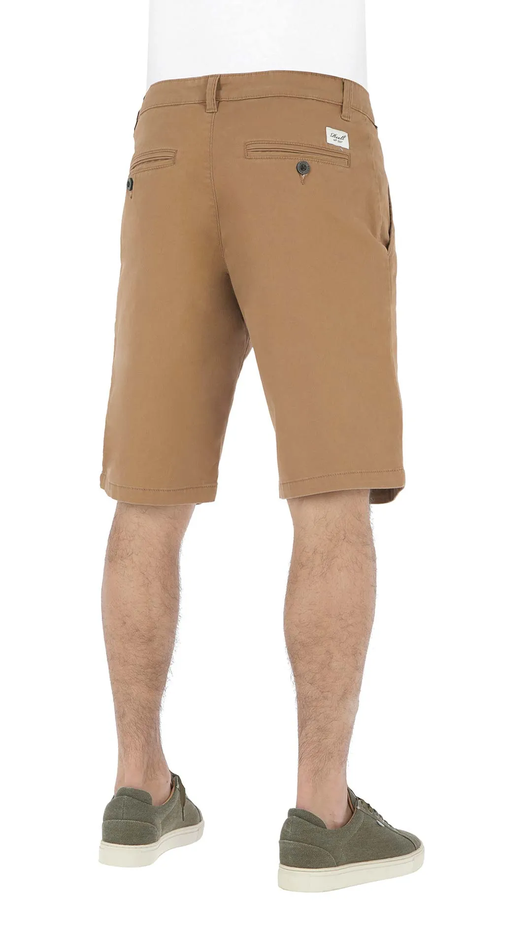 Flex Grip Chino Short - Ocre Brown