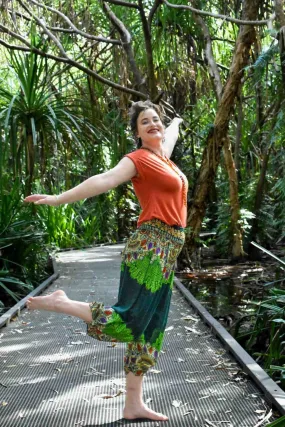 Freya Pants - Shakti Green Forest