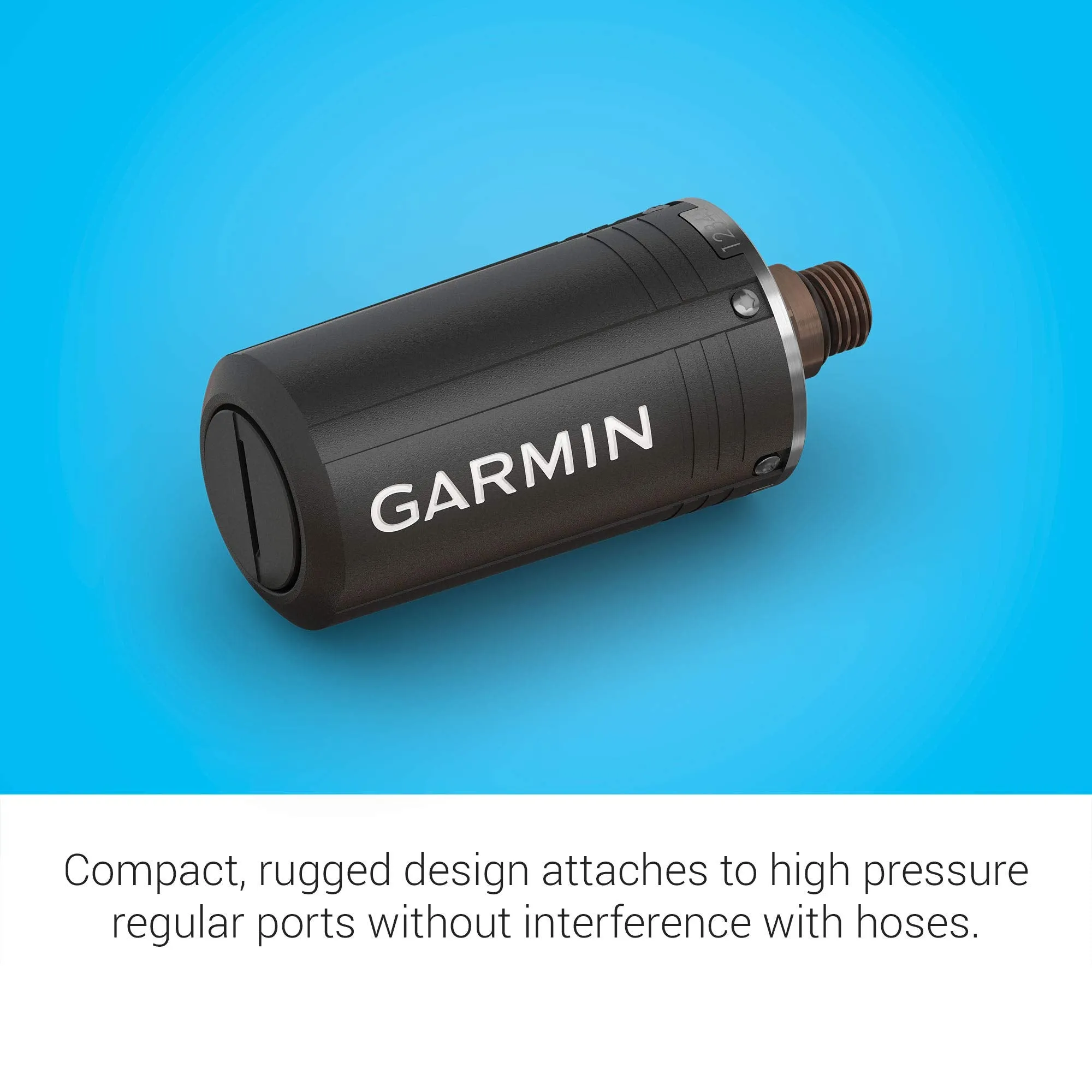 Garmin Descent T1 Transmitter, Dive with Multiple Tanks, Monitor Up to 5 Tanks Via SubWave Sonar Technology