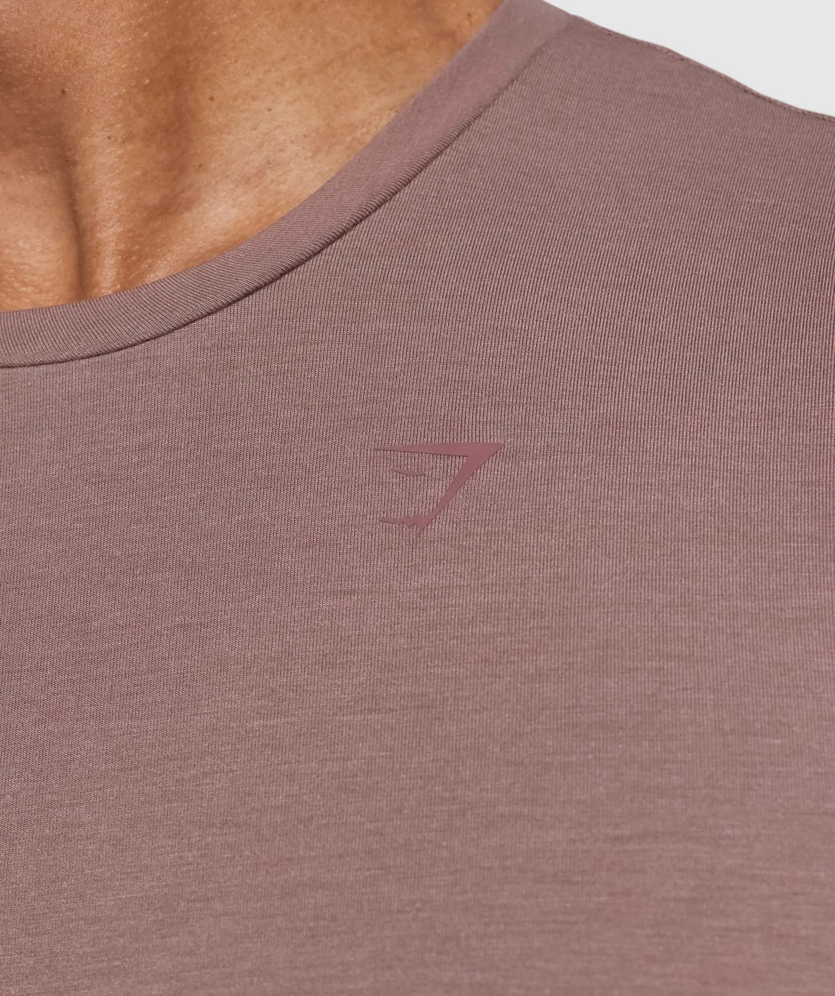 Gymshark Studio Breath Tank - Dusty Maroon