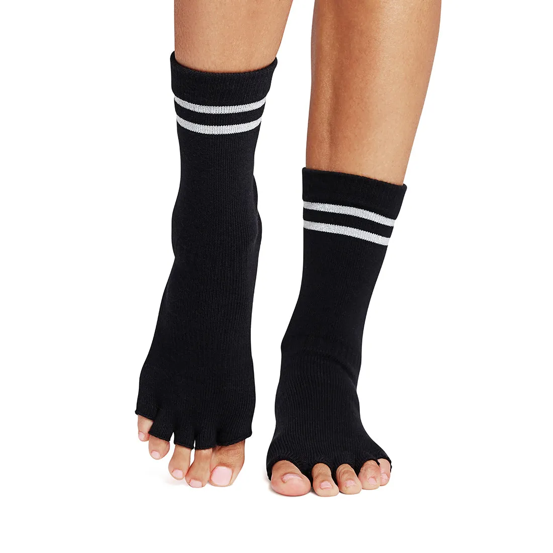 Half Toe Crew Grip Socks