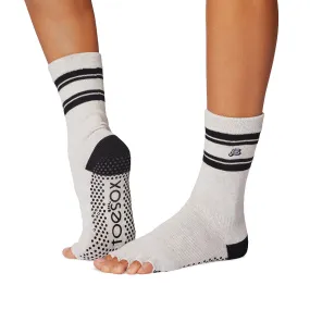 Half Toe Crew Grip Socks