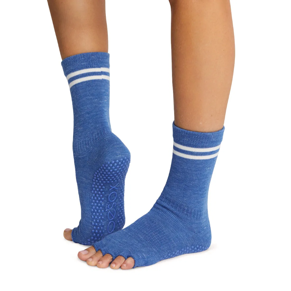 Half Toe Crew Grip Socks