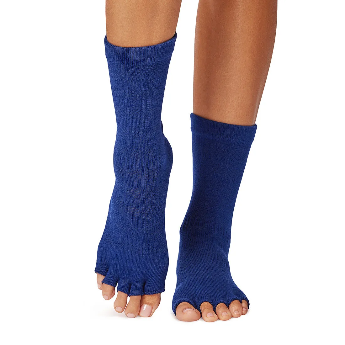 Half Toe Crew Grip Socks