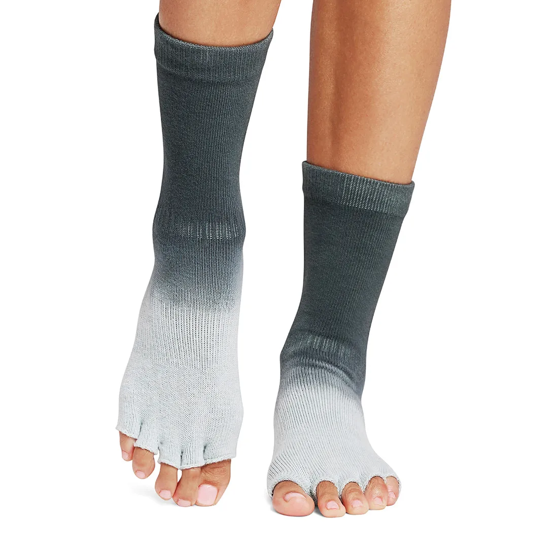 Half Toe Crew Grip Socks