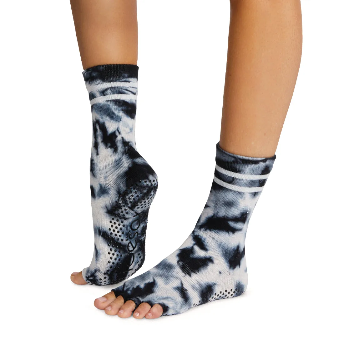 Half Toe Crew Grip Socks