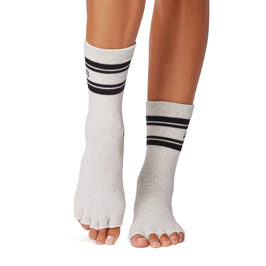 Half Toe Crew Grip Socks