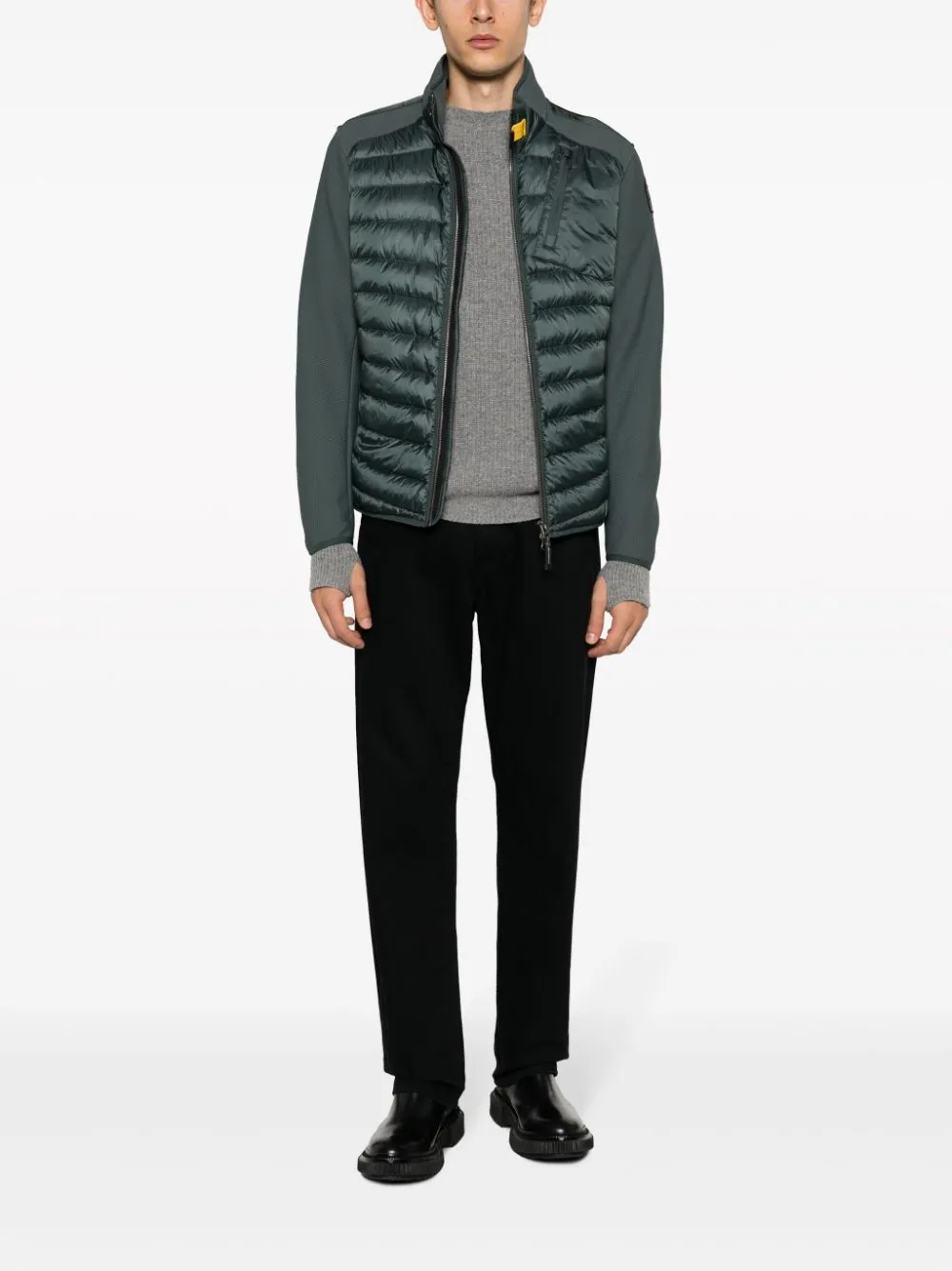 Jayden honeycomb-trimmed padded jacket