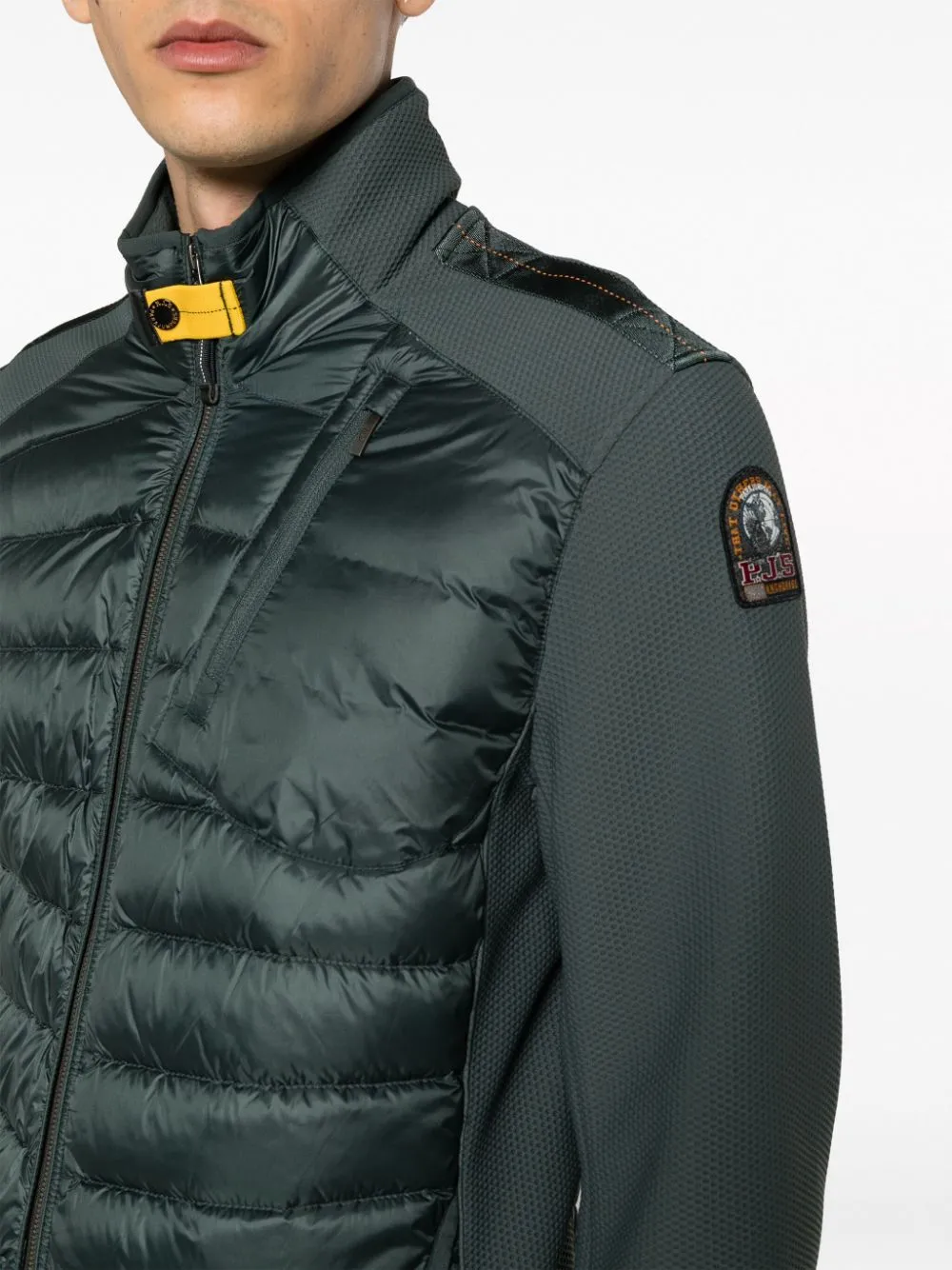 Jayden honeycomb-trimmed padded jacket