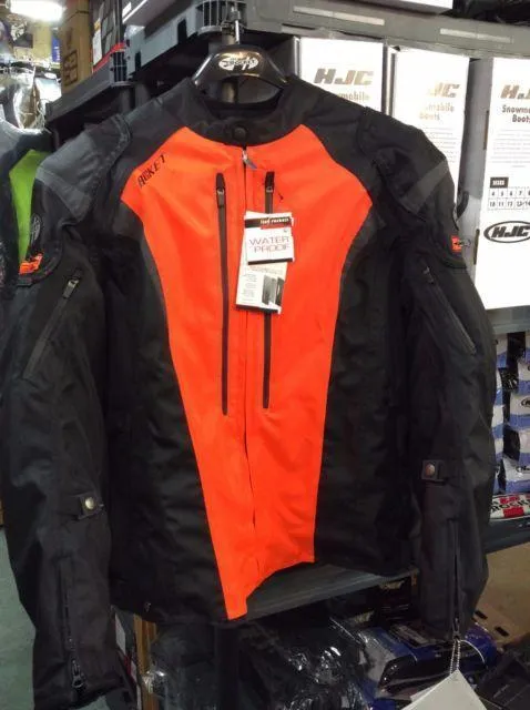 Joe Rocket Atomic 5.0 Men's Black/Orange Textile Jacket