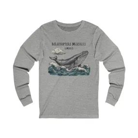 Korea -  Blue Whale Unisex Jersey Long Sleeve Tee  - StyleMZ