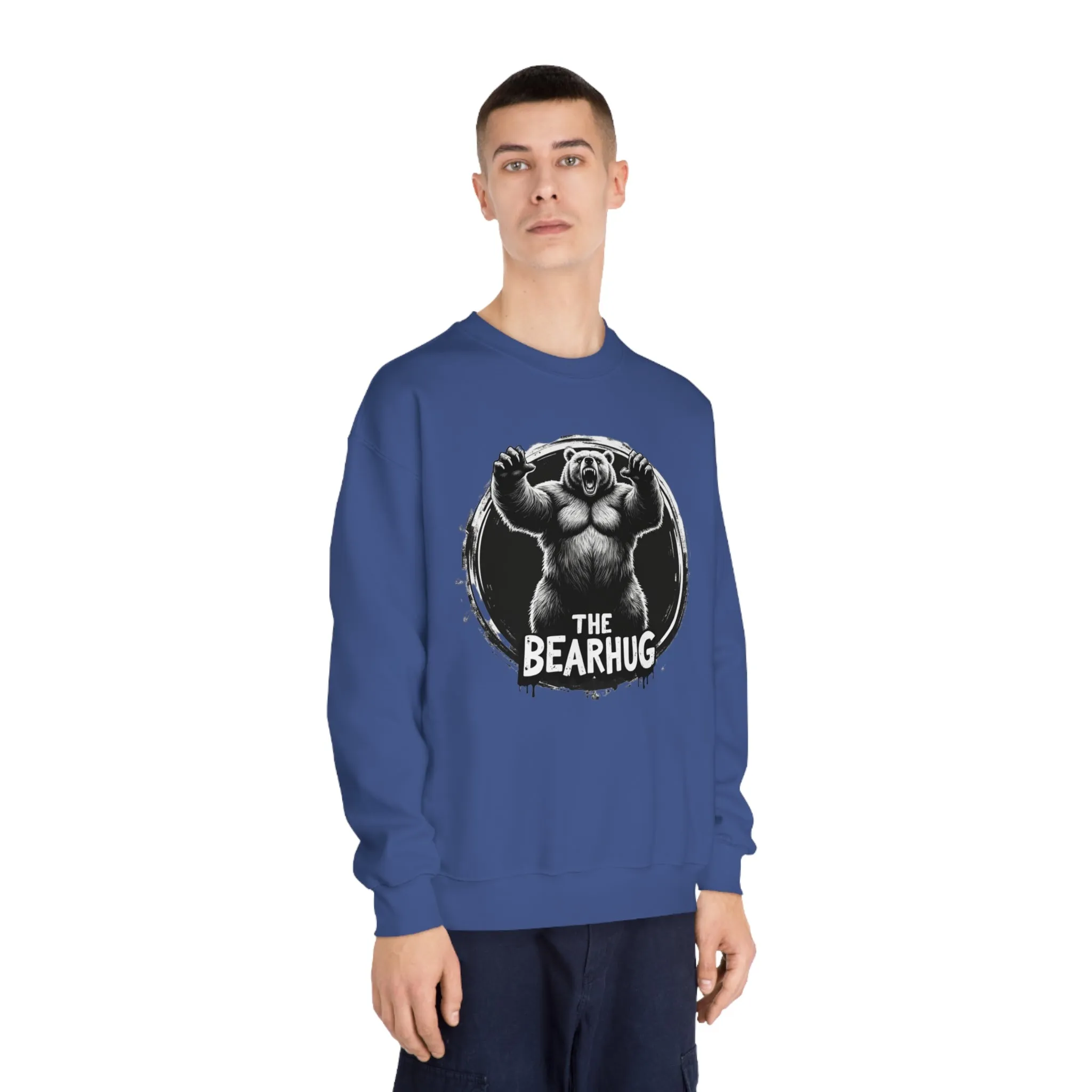 Korea -  The BearHUG Unisex DryBlend® Crewneck Sweatshirt  - StyleMZ