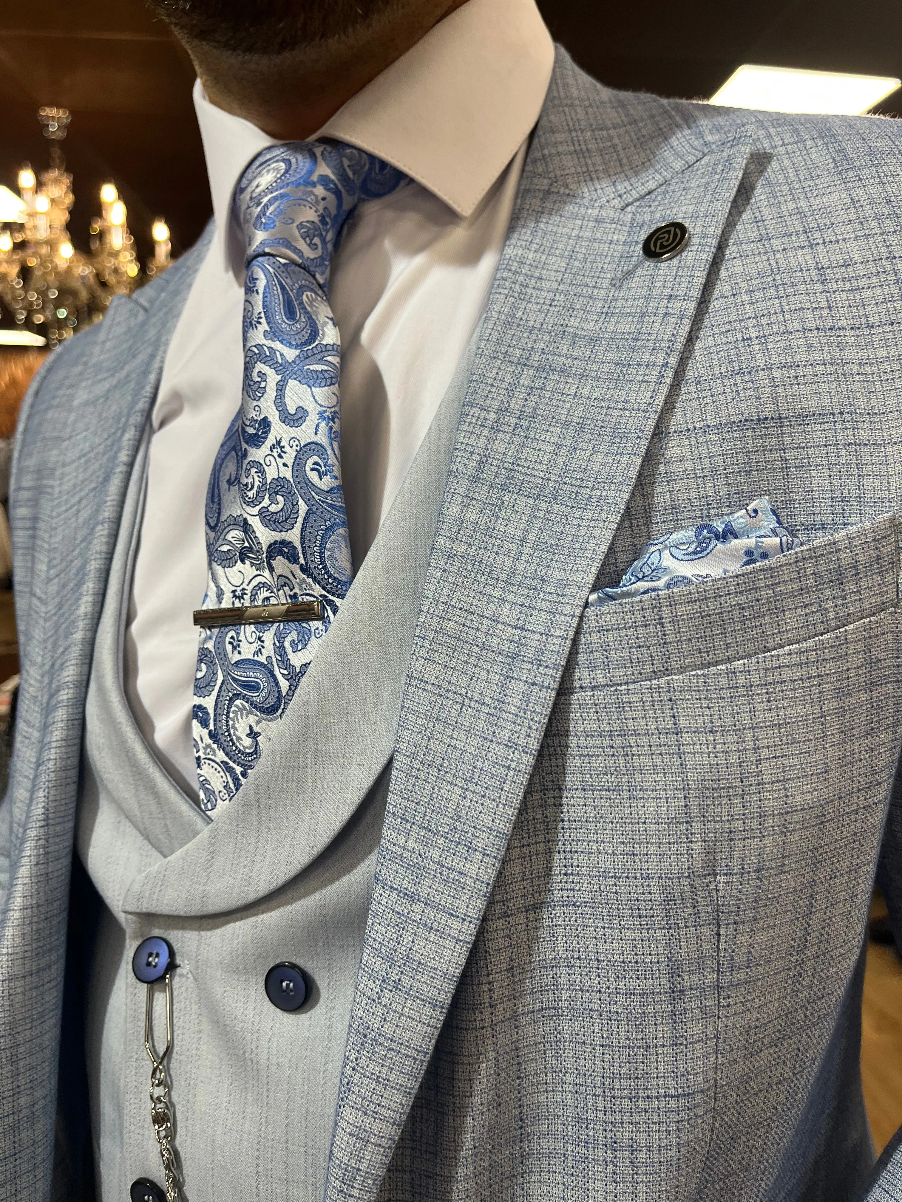 Labo - Light Blue 3 Piece Suit