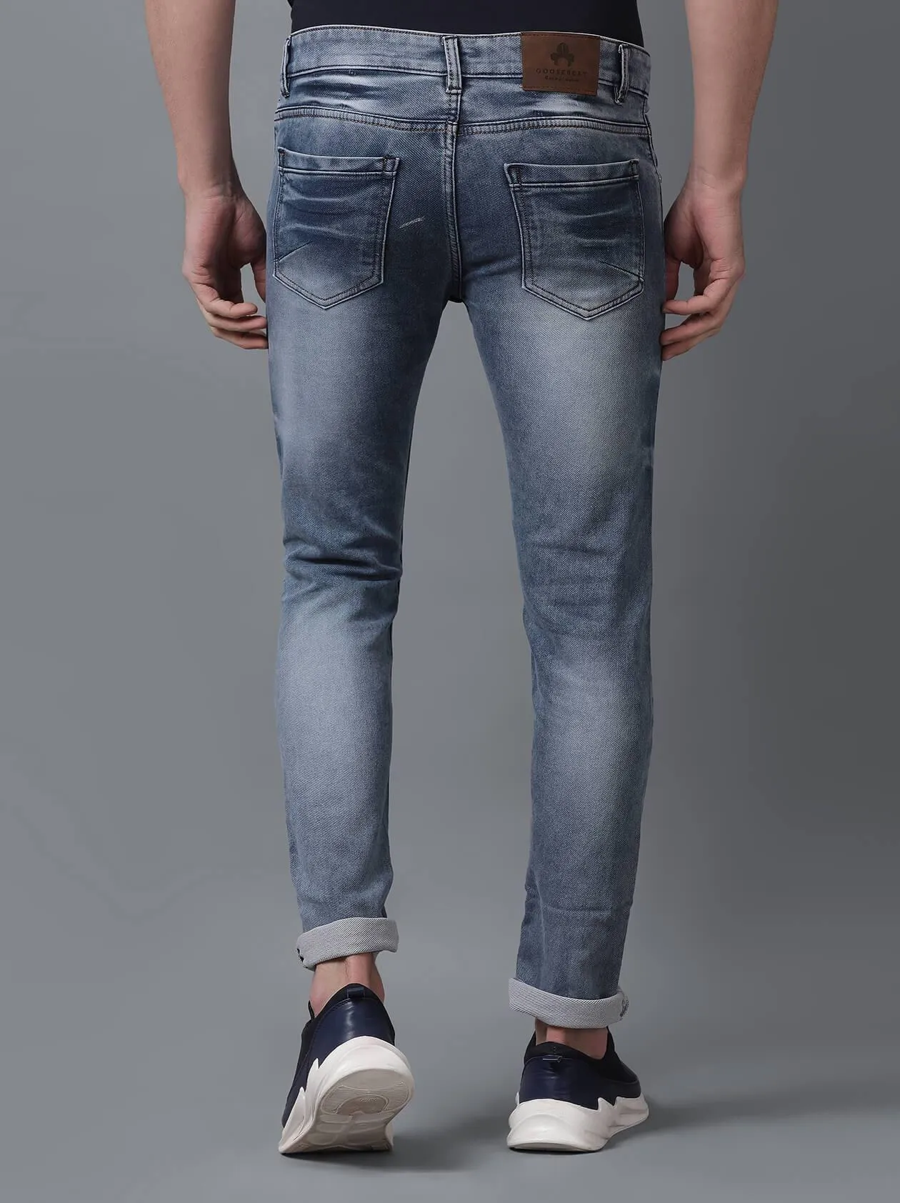 Light Blue Denim Jeans for Men (GBDNM5004)