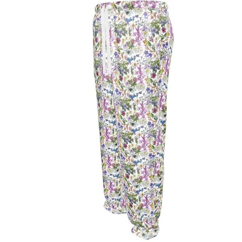 Mens Luxury Pyjama Trousers - Orchid Light Botanicals Collection