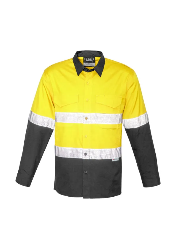 Mens Rugged Cooling Taped Hi Vis Spliced Shirt (BZ-ZW129)