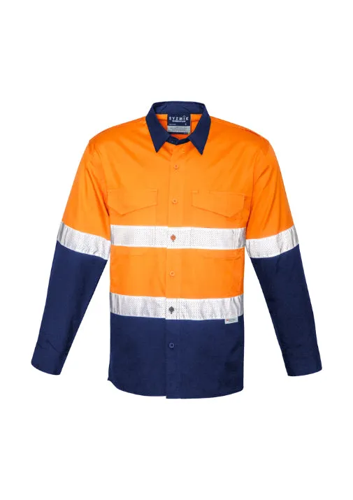 Mens Rugged Cooling Taped Hi Vis Spliced Shirt (BZ-ZW129)