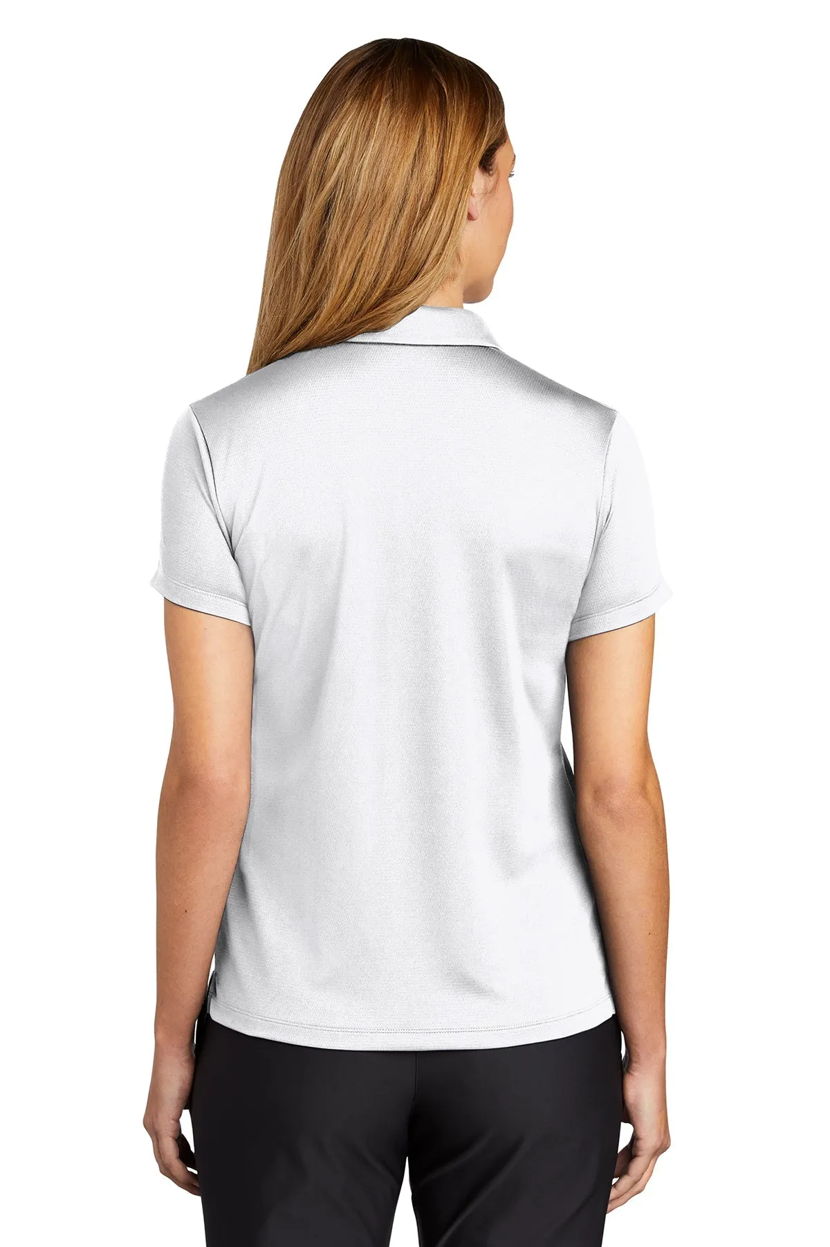 Nike Ladies Dry Essential Customized Polos, White