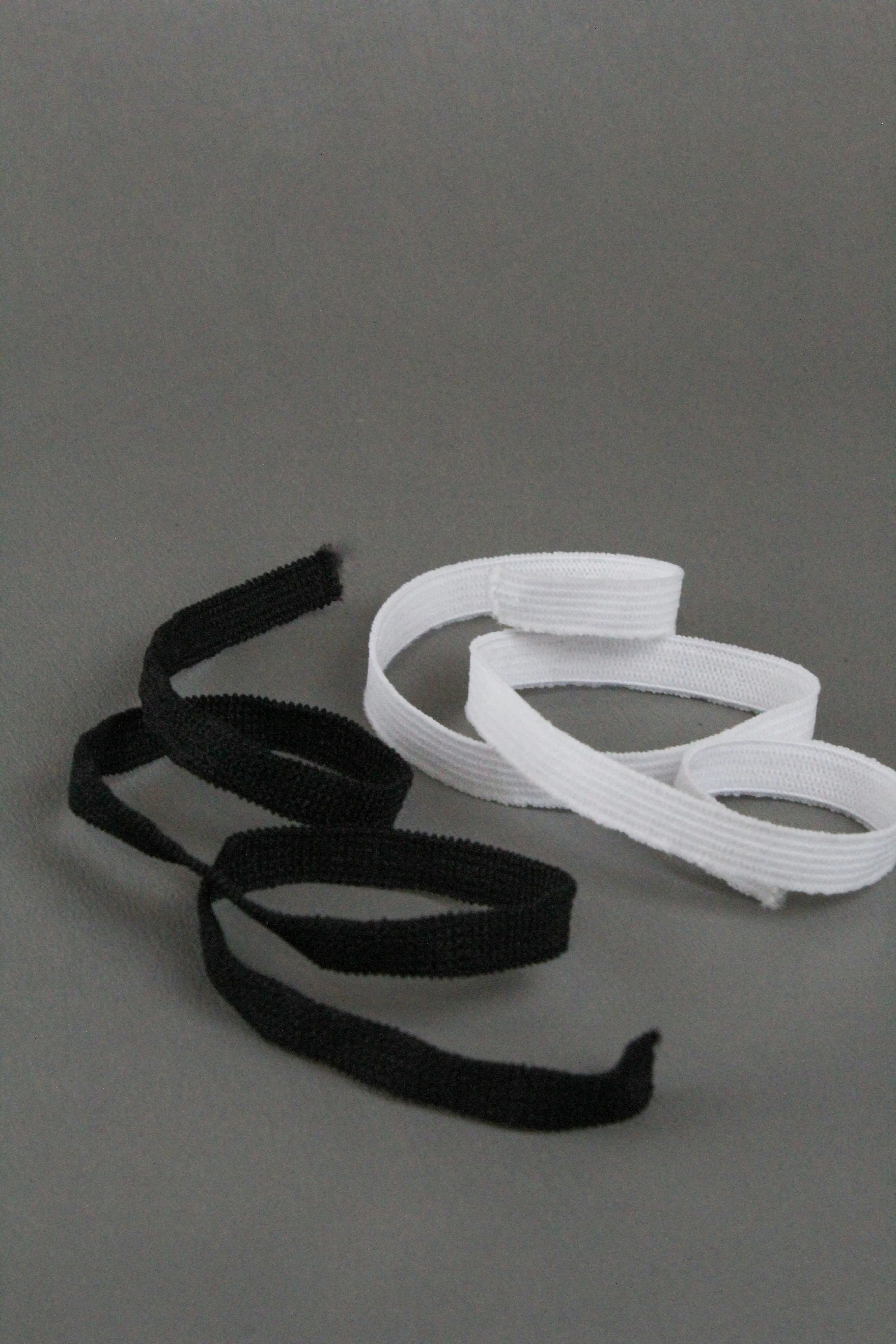 NZ Made Elastic - Black & White