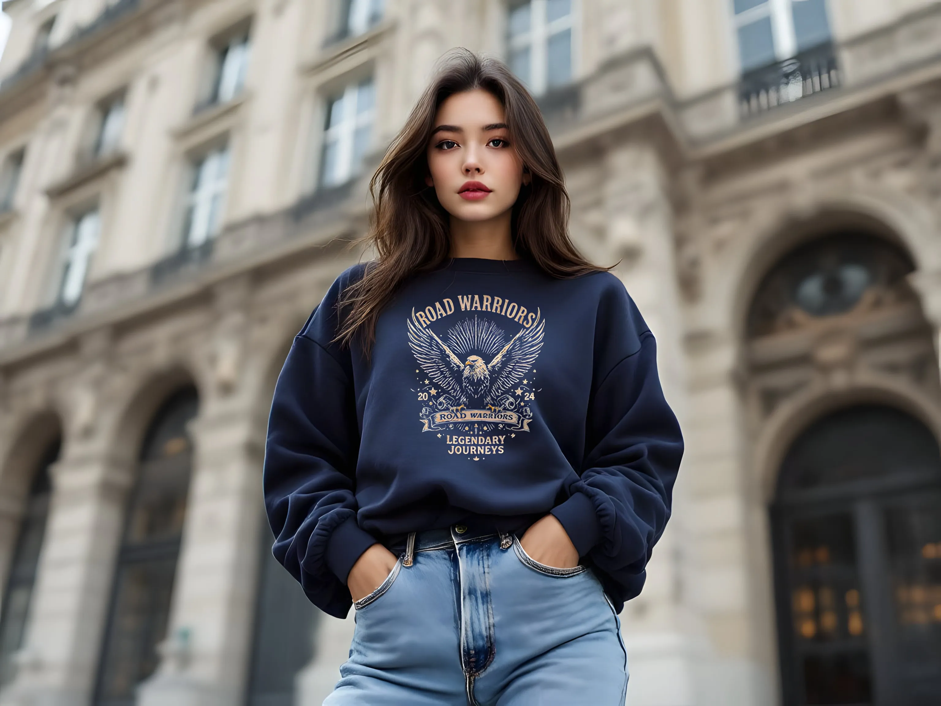 Road Worriors Unisex Sweatshirt - StyleMZ