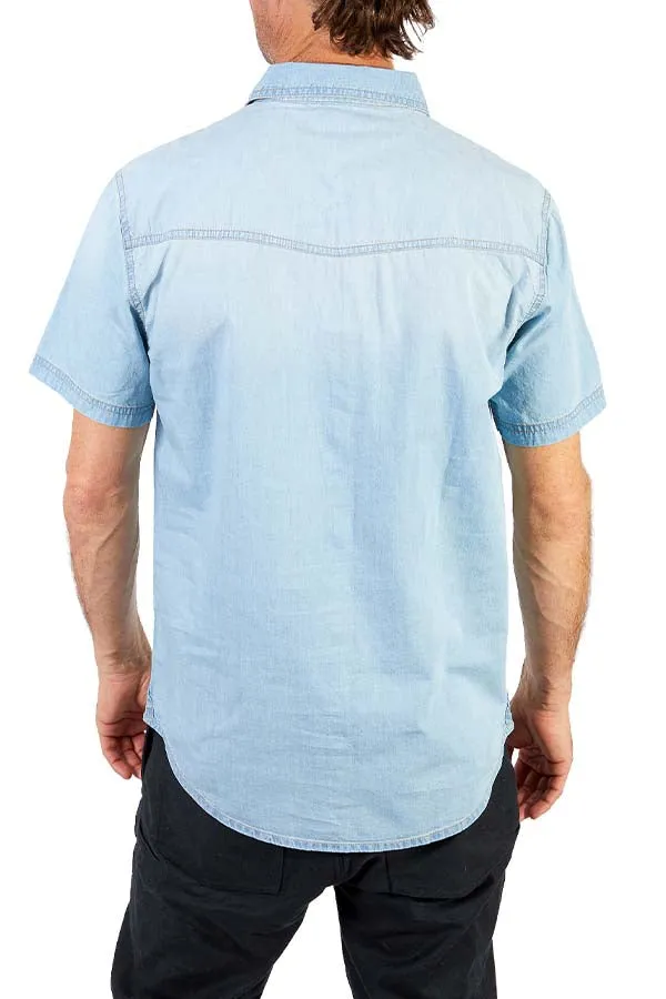 Silver Chambray Shirt