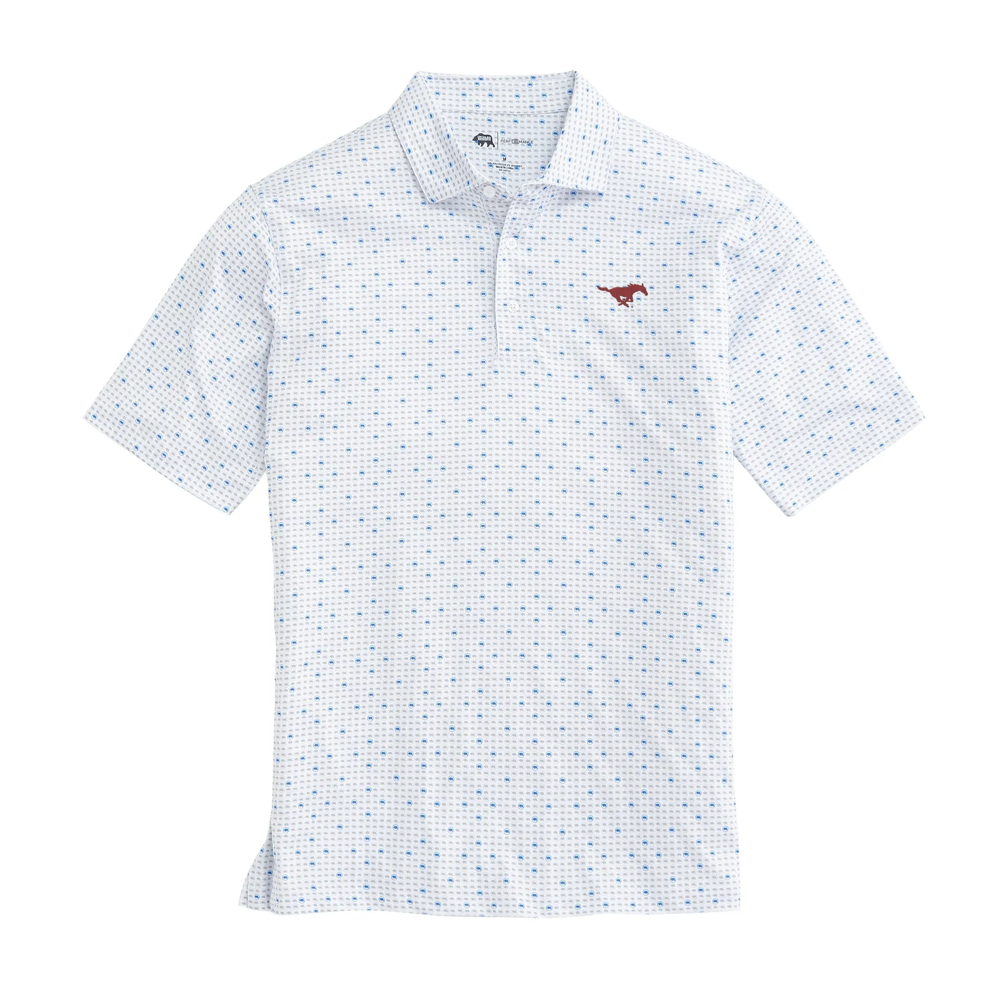 SMU Tour Logo Printed Performance Polo