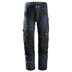 Snickers 6903 FlexiWork Stretch Kneepad Work Trousers Navy Blue