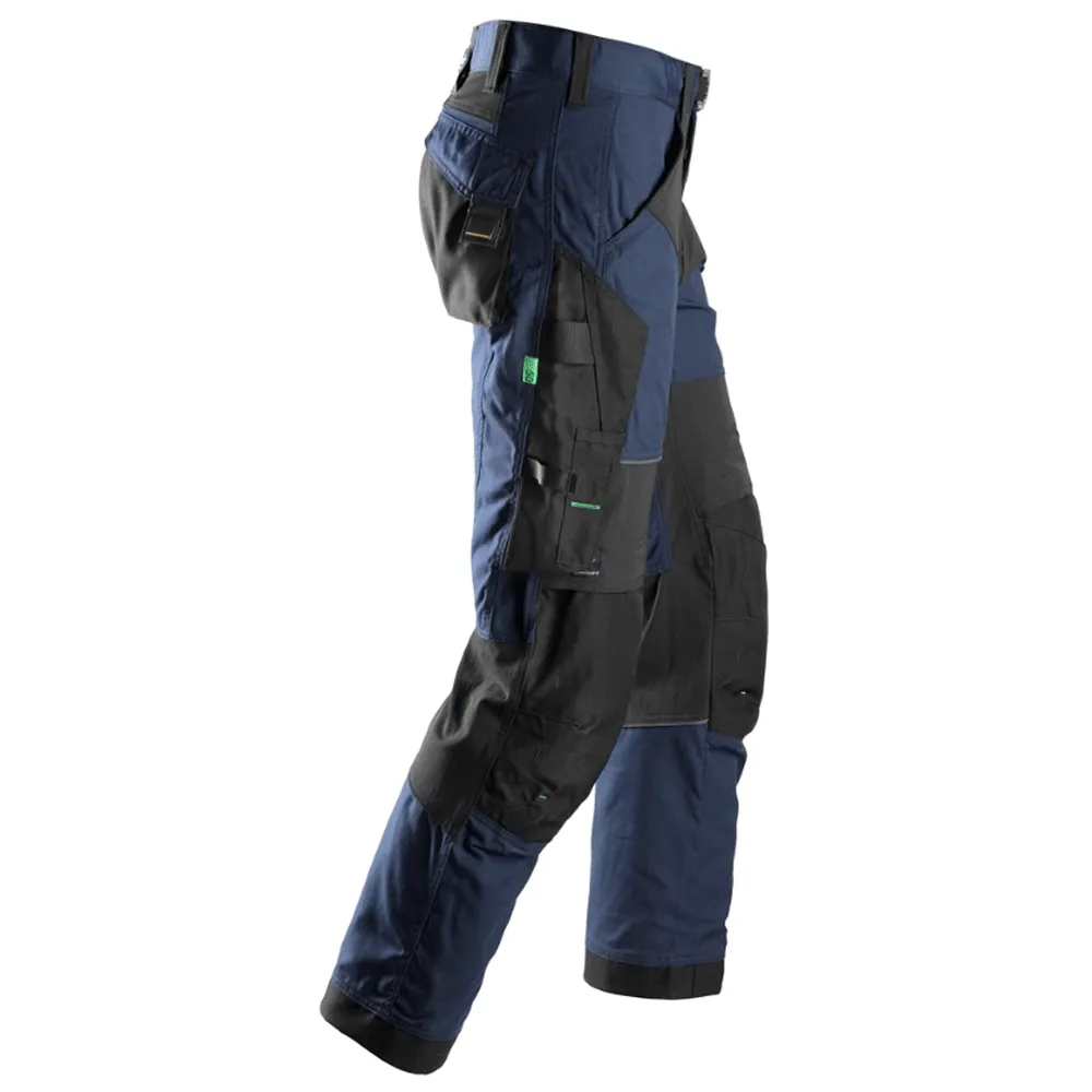 Snickers 6903 FlexiWork Stretch Kneepad Work Trousers Navy Blue