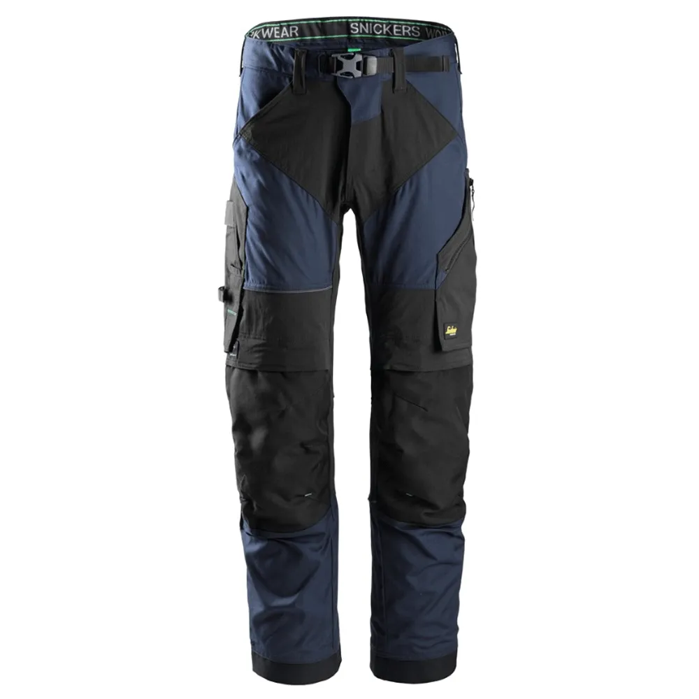 Snickers 6903 FlexiWork Stretch Kneepad Work Trousers Navy Blue