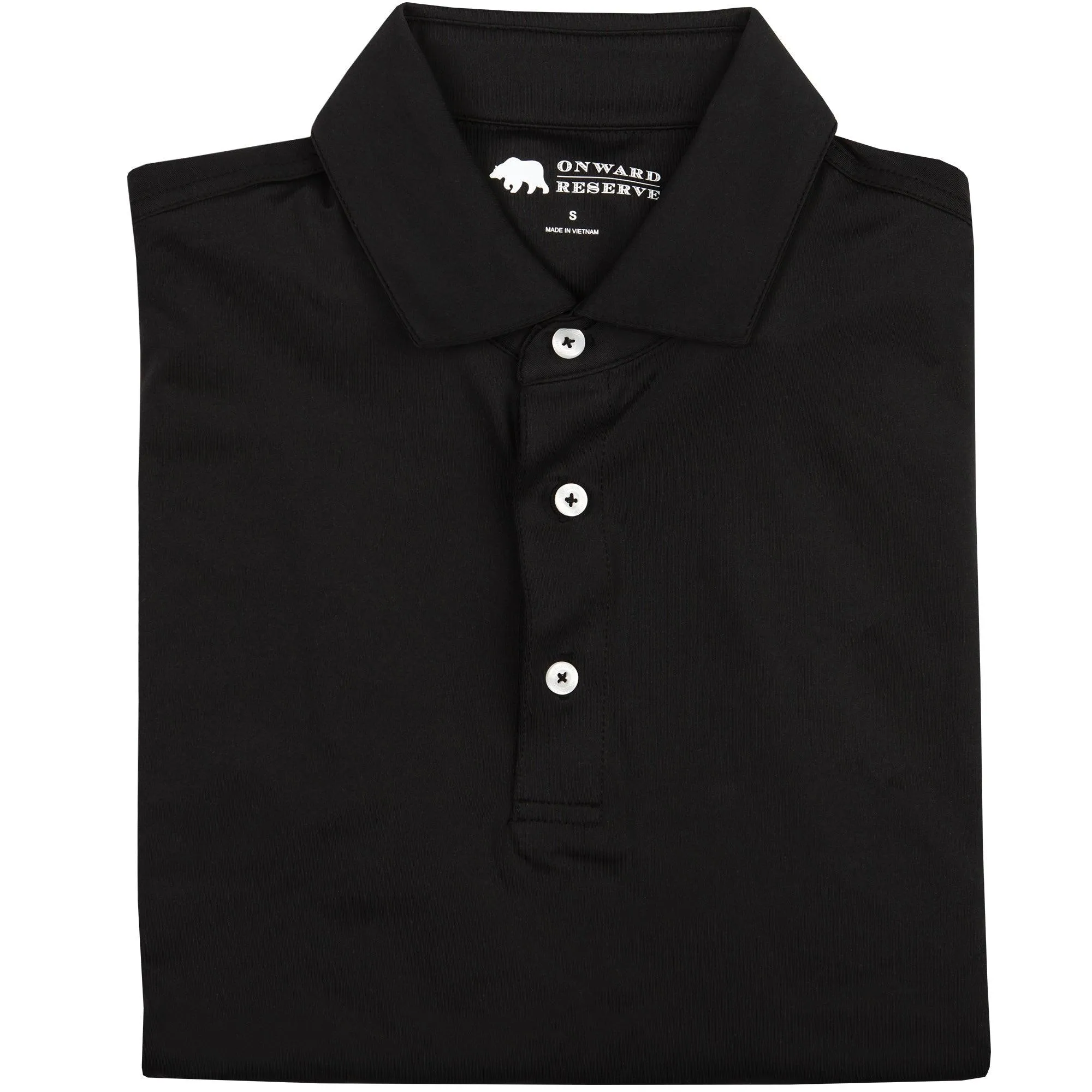 Solid Performance Polo - Black